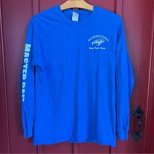 Beach Master Bait and Tackle Gildan Royal Blue Long Sleeve Tee